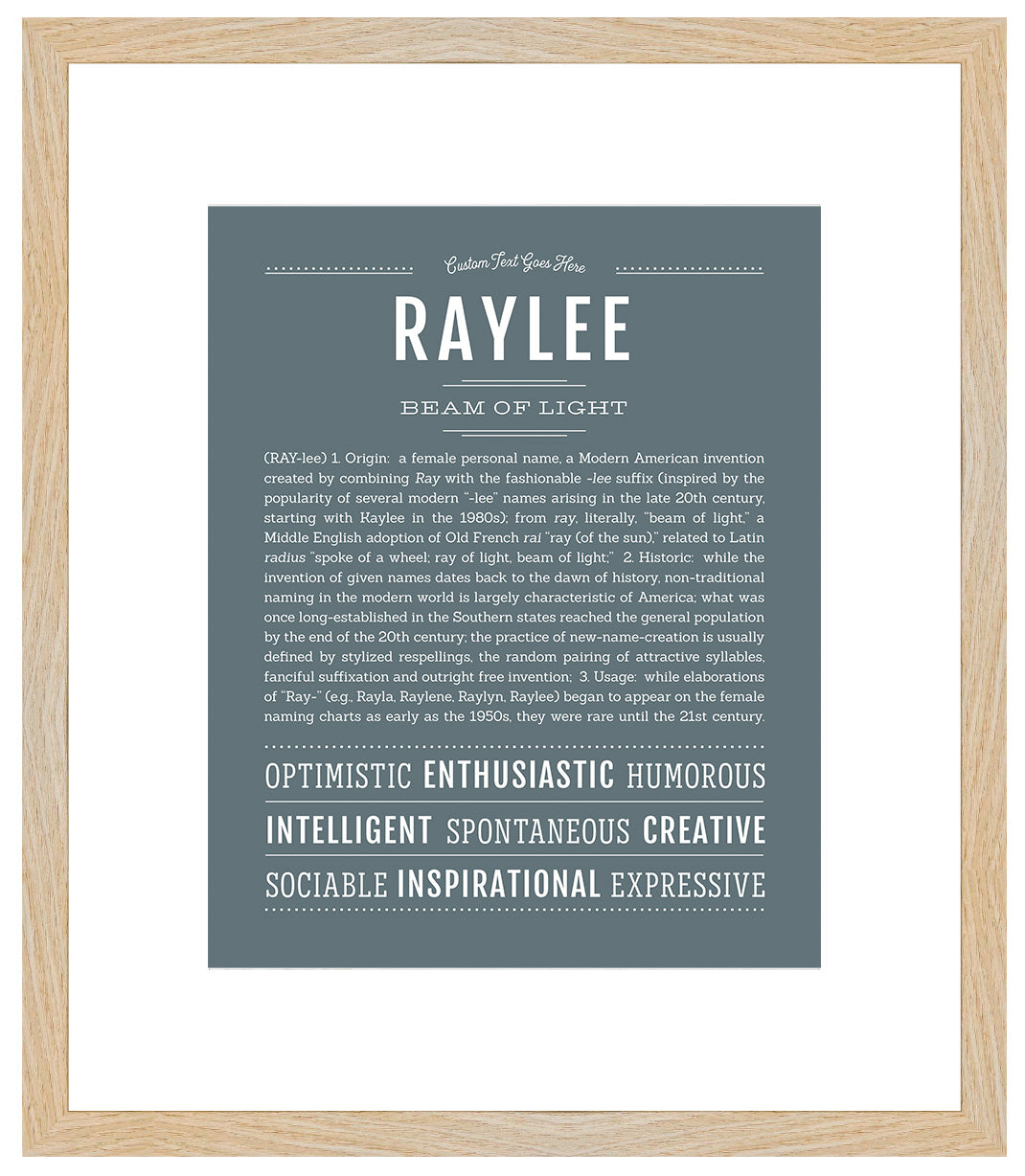 Raylee | Name Art Print