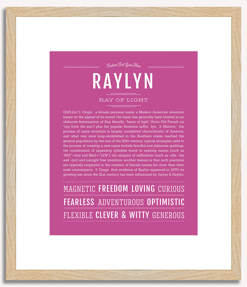 Raylyn | Name Art Print