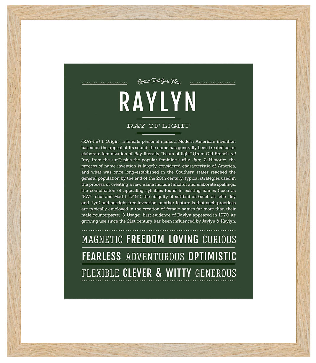 Raylyn | Name Art Print