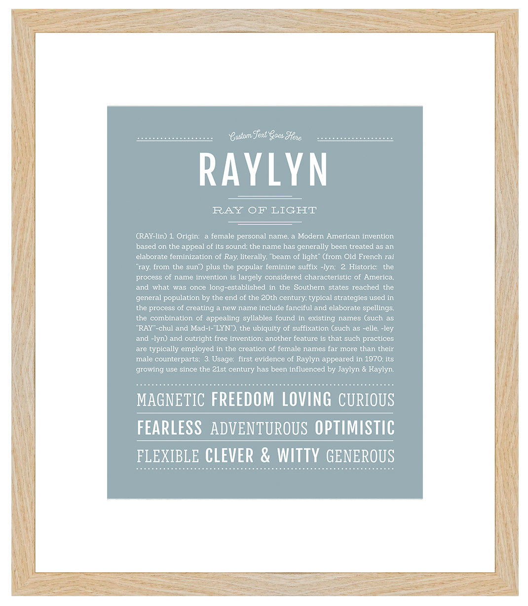 Raylyn | Name Art Print