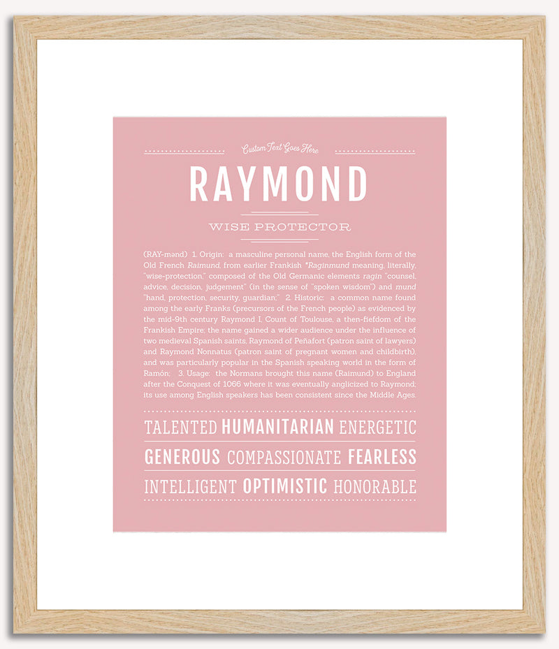 Raymond | Name Art Print