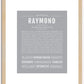 Raymond | Name Art Print