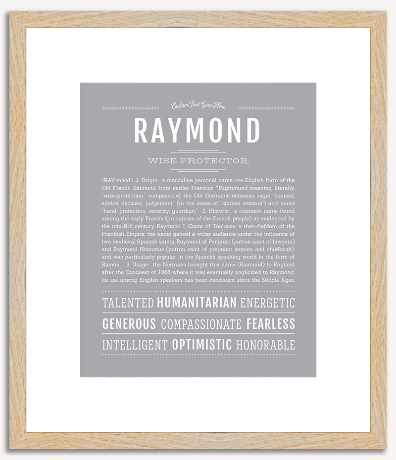 Raymond | Name Art Print