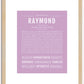 Raymond | Name Art Print