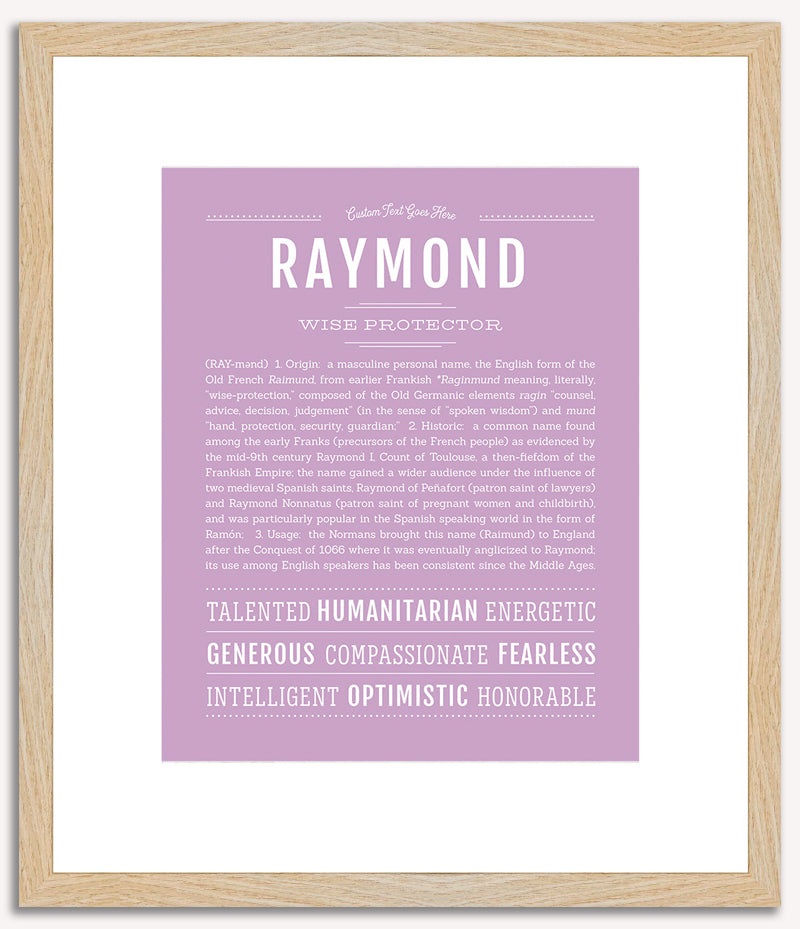 Raymond | Name Art Print