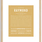 Raymond | Name Art Print