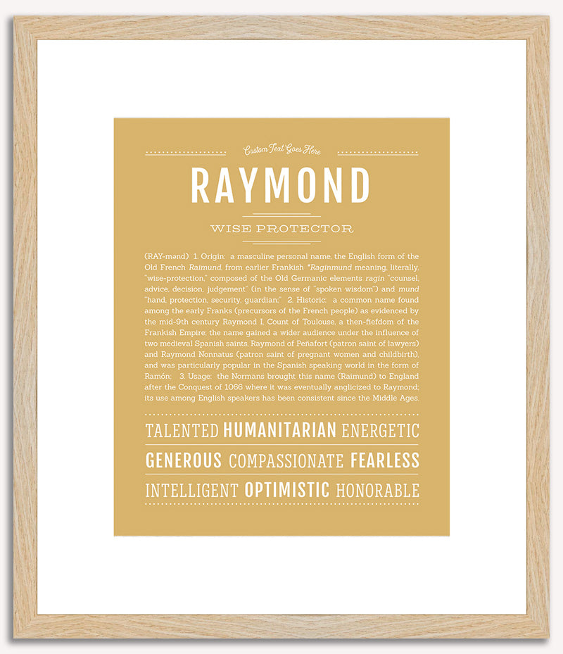 Raymond | Name Art Print