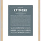 Raymond | Name Art Print