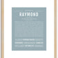 Raymond | Name Art Print