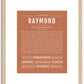 Raymond | Name Art Print