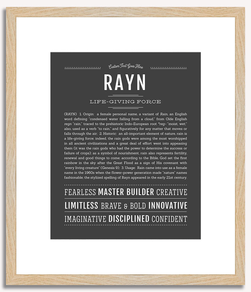 Rayn | Name Art Print