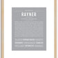 Rayner | Name Art Print