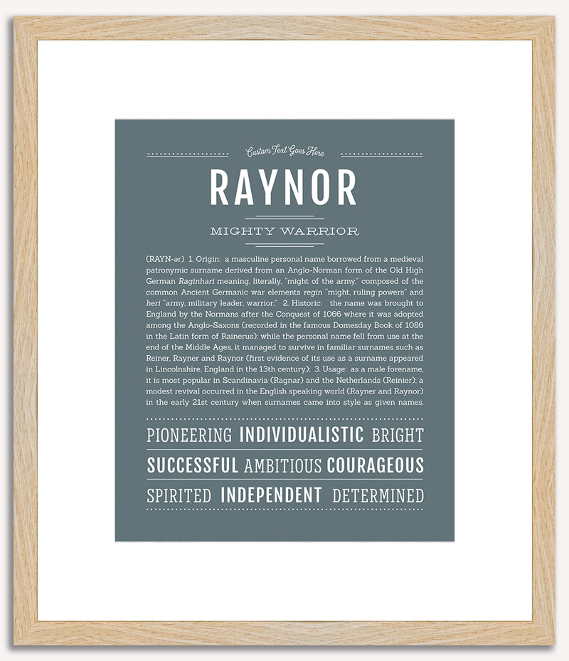 Raynor | Name Art Print