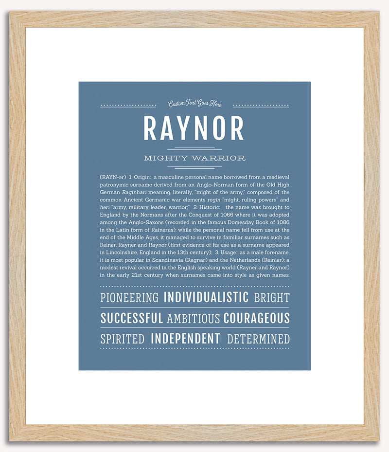 Raynor | Name Art Print