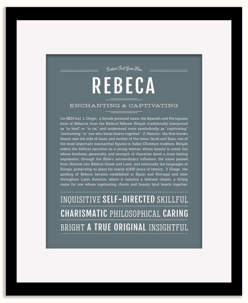 Rebeca | Name Art Print