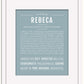 Rebeca | Name Art Print