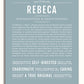 Frame Options | Powder Blue | White Frame, Matted