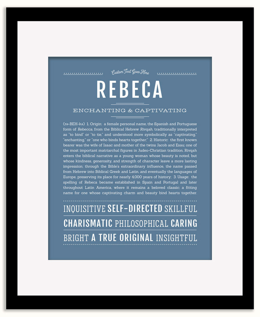 Rebeca | Name Art Print