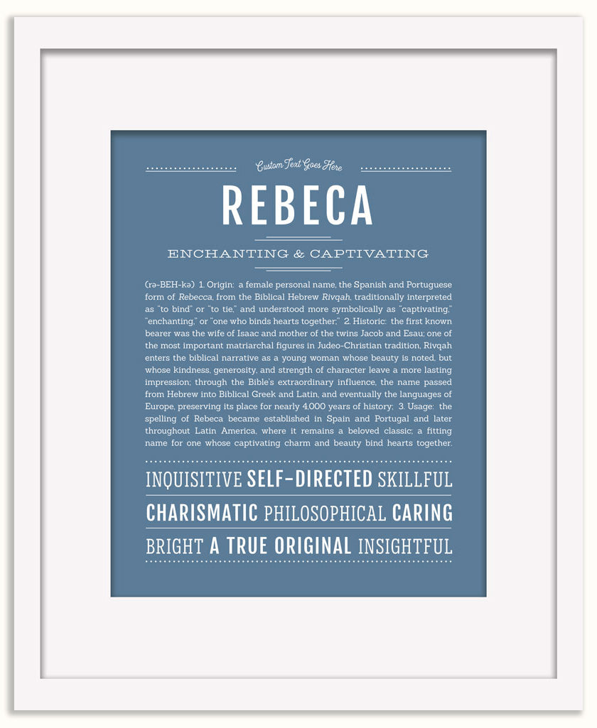 Rebeca | Name Art Print