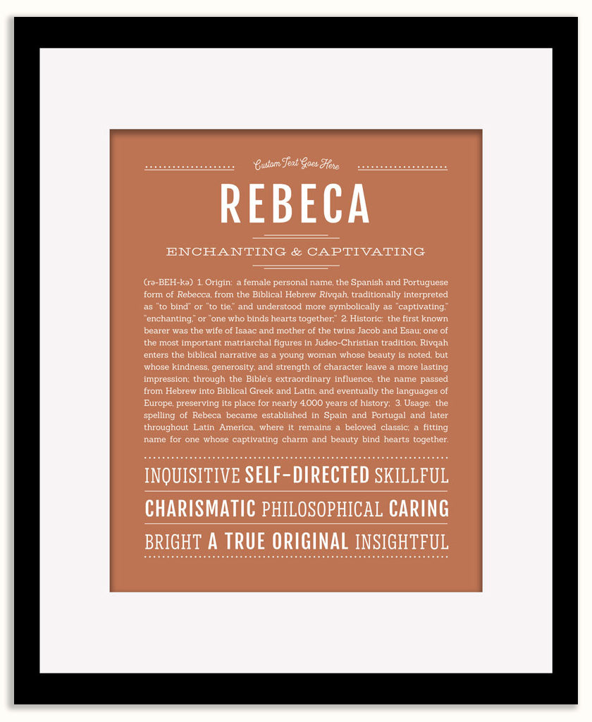 Rebeca | Name Art Print