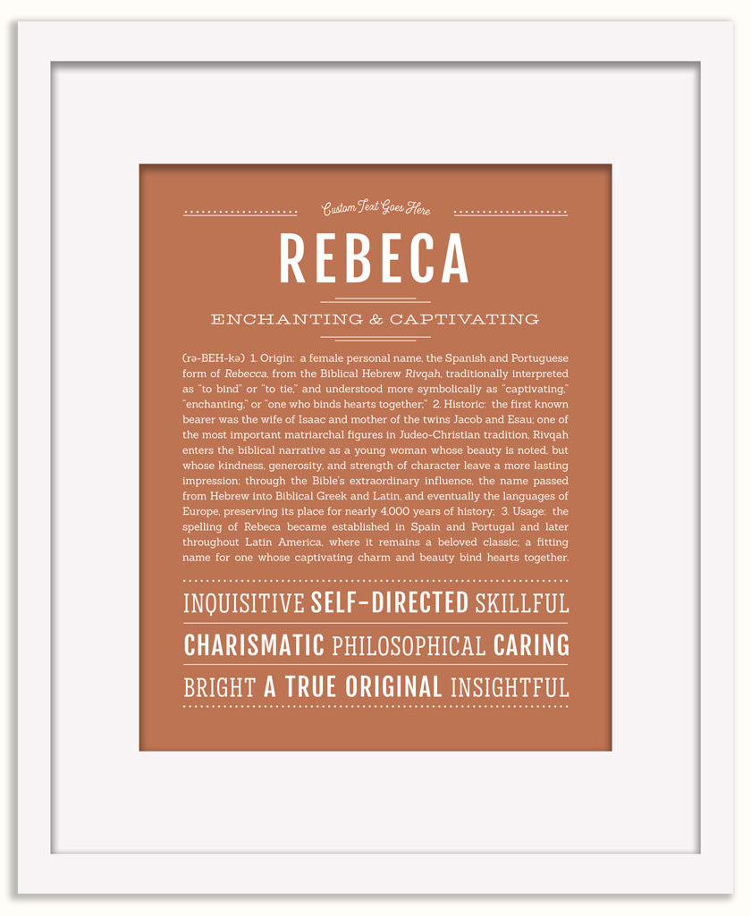 Rebeca | Name Art Print