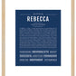 Rebecca | Name Art Print