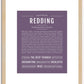 Redding | Name Art Print