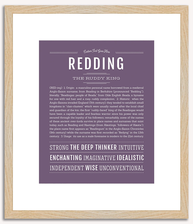 Redding | Name Art Print