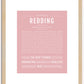 Redding | Name Art Print