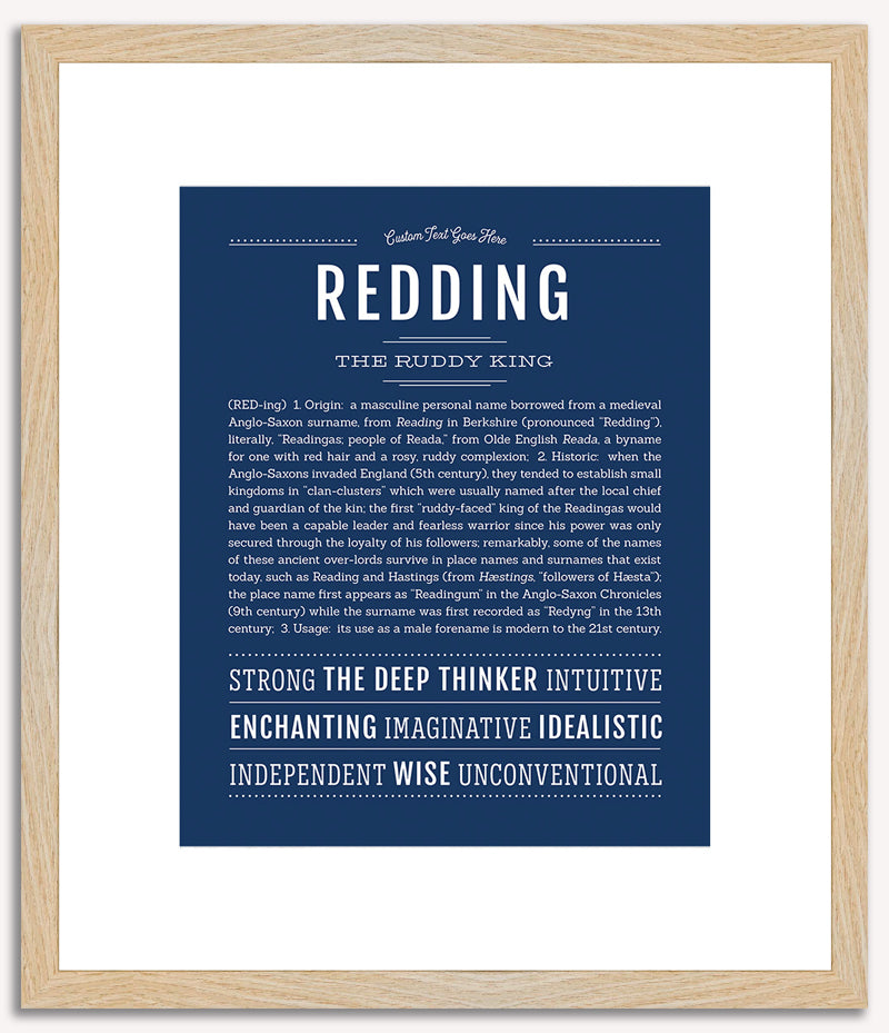 Redding | Name Art Print