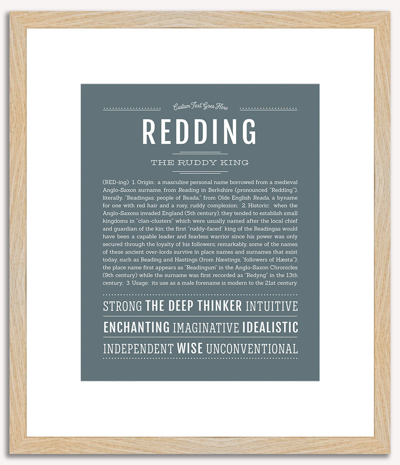 Redding | Name Art Print