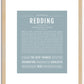 Redding | Name Art Print