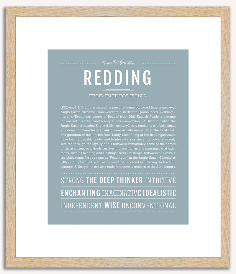 Redding | Name Art Print