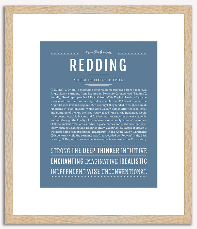 Redding | Name Art Print