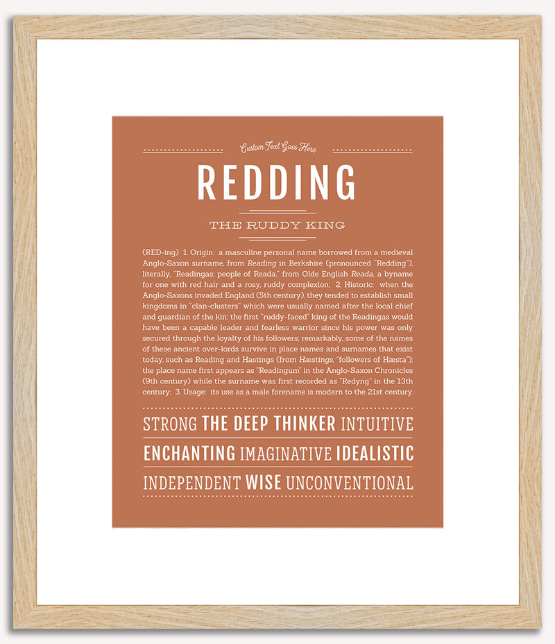 Redding | Name Art Print