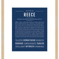 Reece (female) | Name Art Print