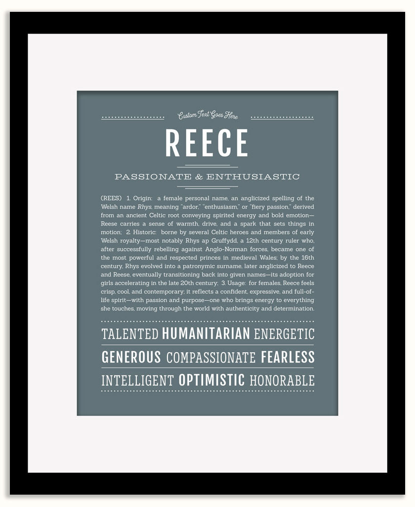 Reece (female) | Name Art Print