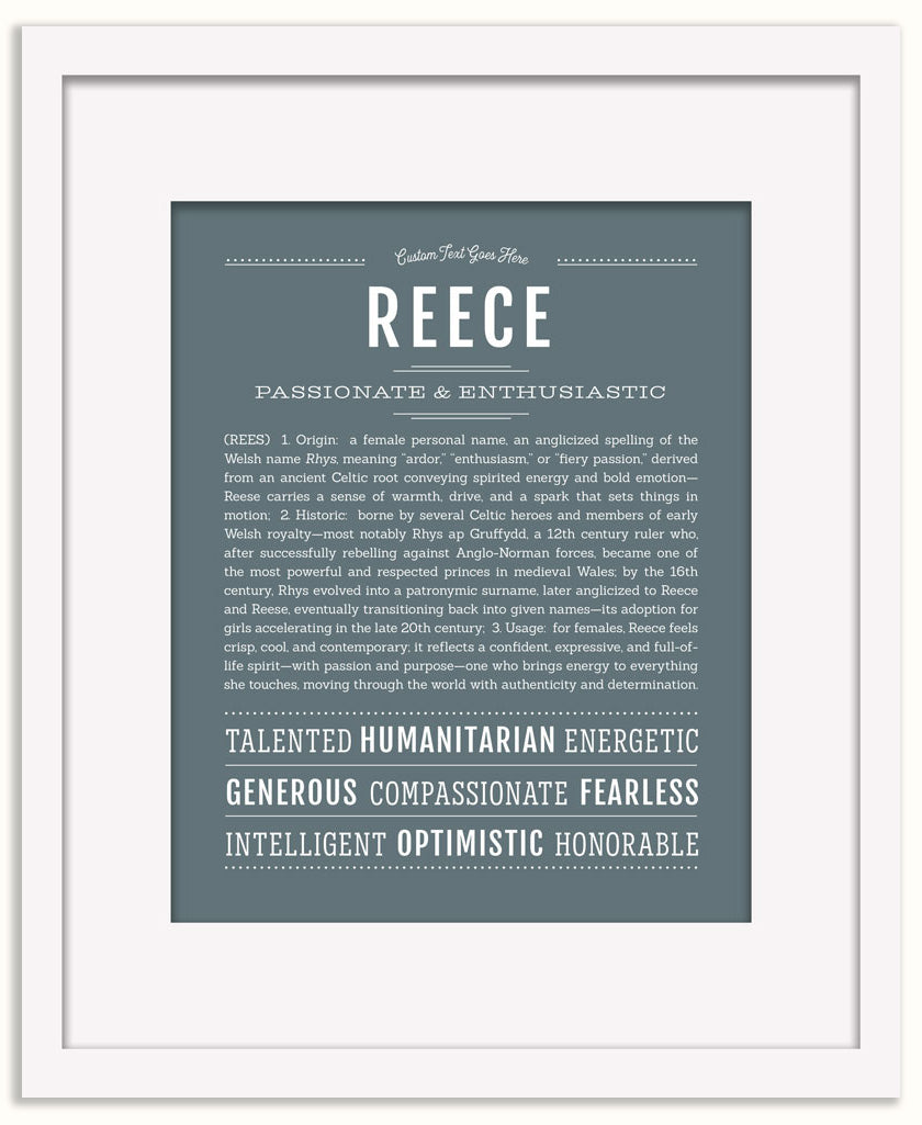 Reece (female) | Name Art Print