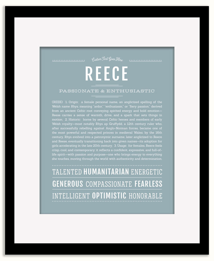 Reece (female) | Name Art Print