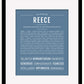 Reece (female) | Name Art Print