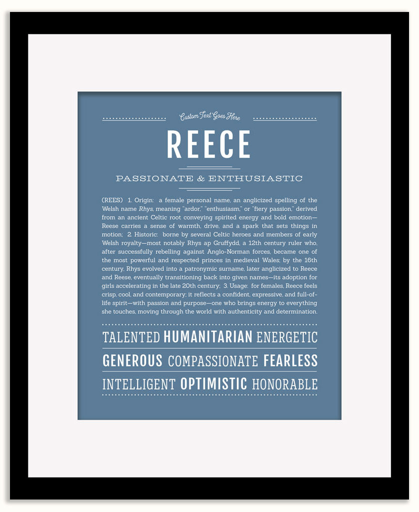Reece (female) | Name Art Print