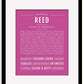 Frame Options | Dark Pink | Black Frame, Matted