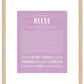 Reese (female) | Name Art Print