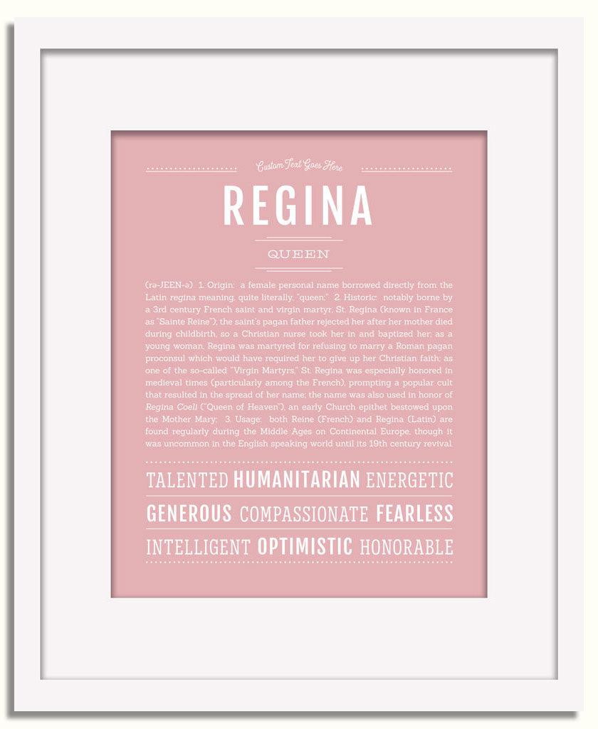 Frame Options | Dusty Rose | White Frame, Matted