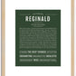 Reginald | Name Art Print