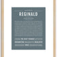 Reginald | Name Art Print