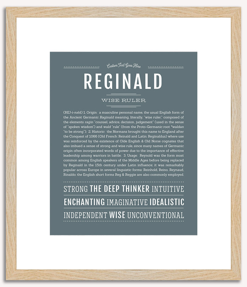 Reginald | Name Art Print