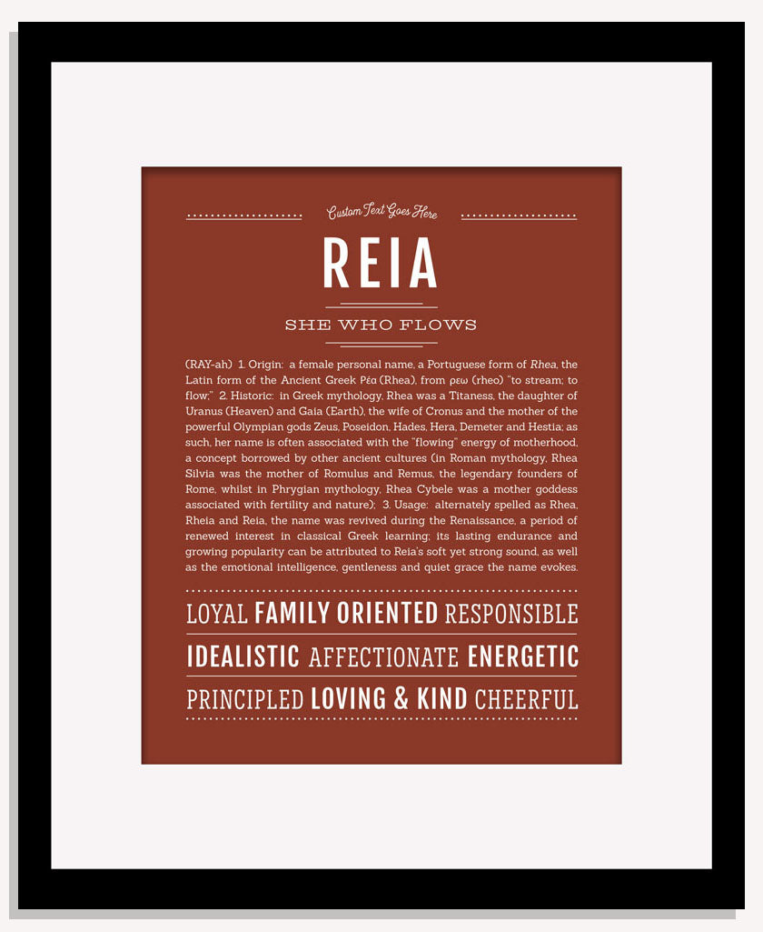Reia | Name Art Print