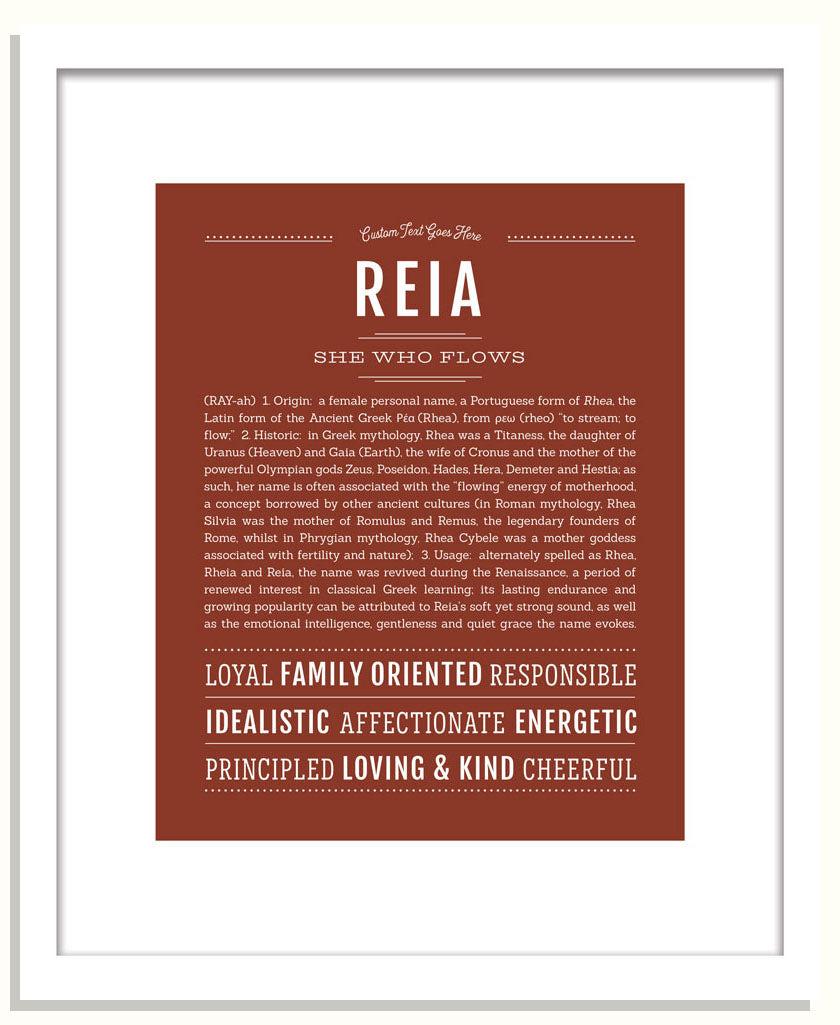 Reia | Name Art Print