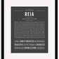 Reia | Name Art Print